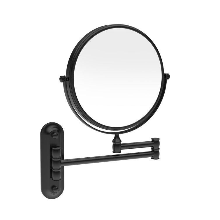 Winston Porter Beveled Wall Mount Magnifying Makeup/Shaving Mirror 10X